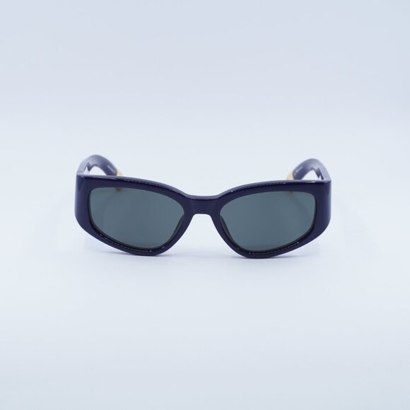 Jacquemus GALA JAC/5 C4 Sunglasses Navy Blue Cat Eye Frame, Grey Lenses main image 6